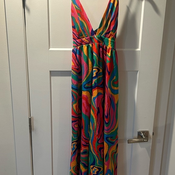 SHEIN Dresses & Skirts - Vibrant Multicolor Maxi Dress Women’s Size Medium